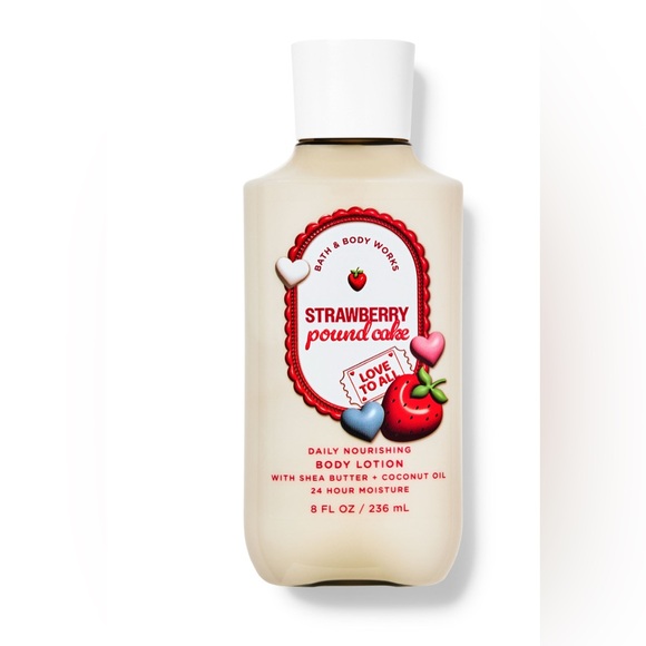 Bath & Body Works Other - Bath & Body Works Strawberry Pound Cake Body Lotion